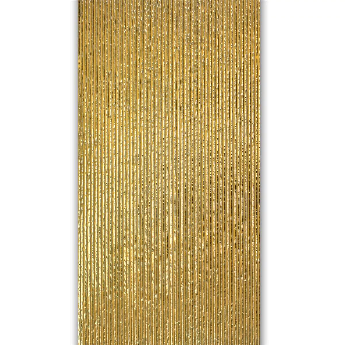Cтенен Декор Плочка Злато 30x60cm