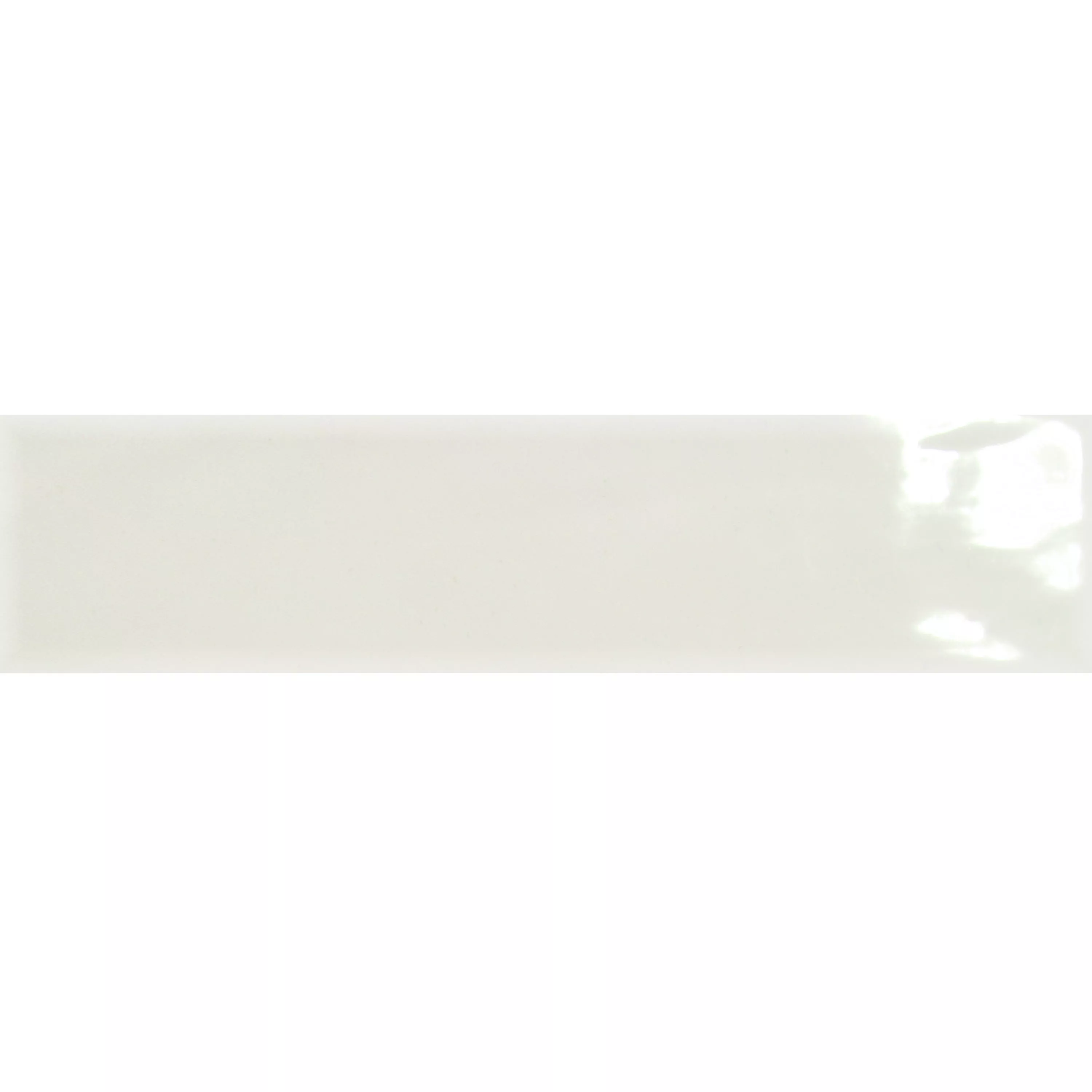 Cтенни Плочки Tamaris Flora Блестящ Вълнообразен Бяло 5x25cm 