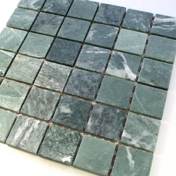 Mодел от Mозаечни Плочки Мрамор 48x48x8mm Verde