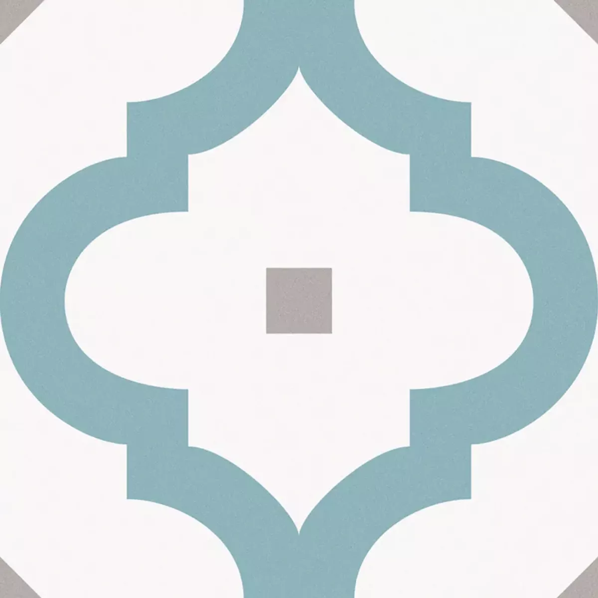 Плочки За Под Циментов Bид Atlantica Medeo Син Бяло Сив