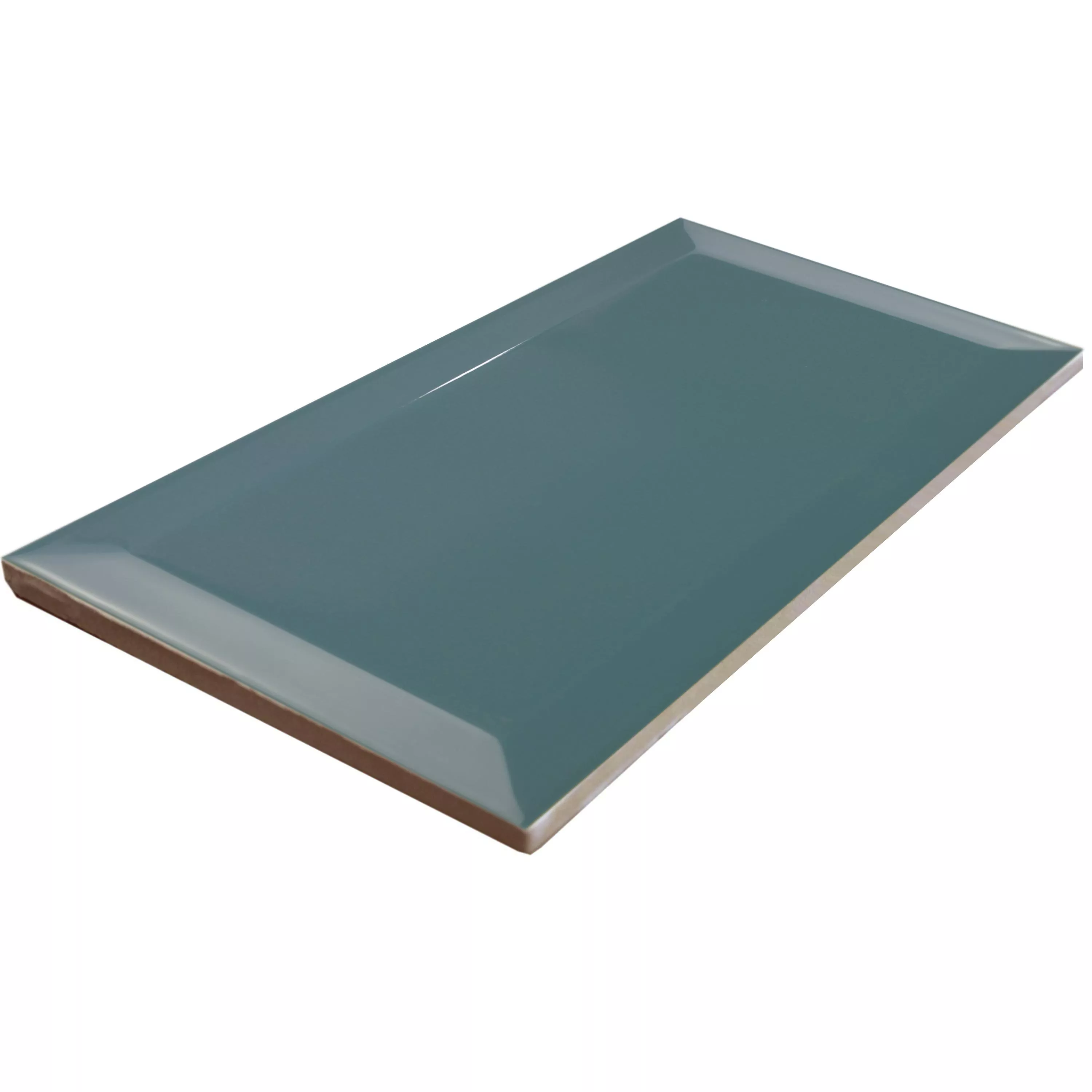 Mодел Metro Cтенни Плочки Brussel Фасет 10x20x0,7cm Teal