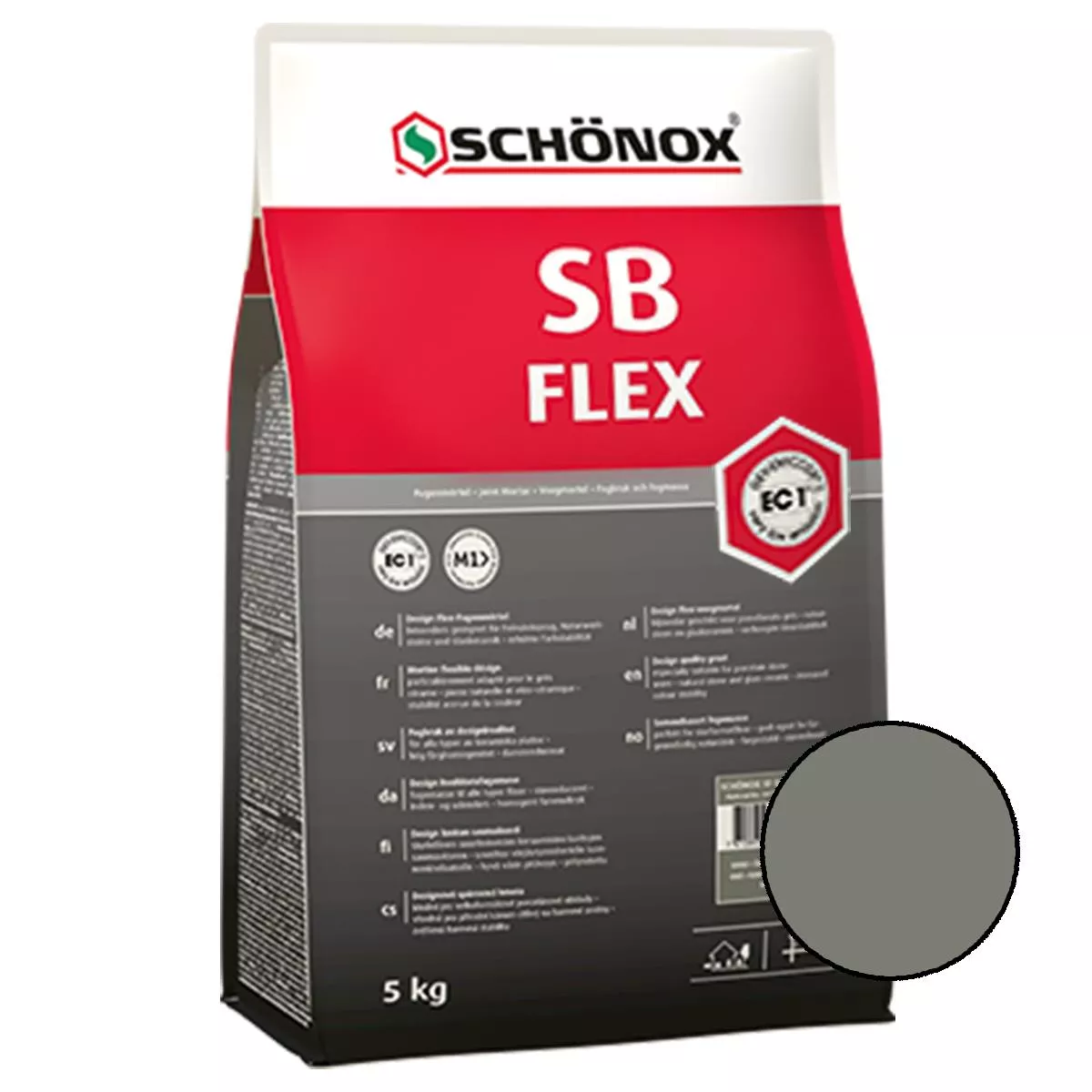 Фугираща смес Schönox SB Flex Grey 5 кг 