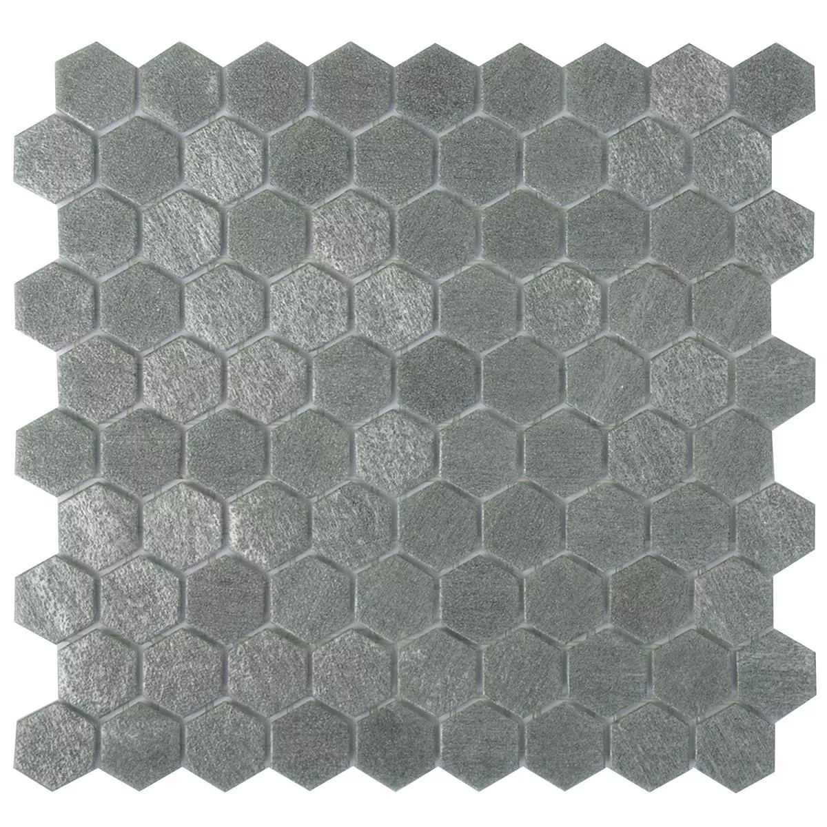 Cтъклена Mозайка Плочки Trend-Vi Hexagonal 2102 Cветло Cив