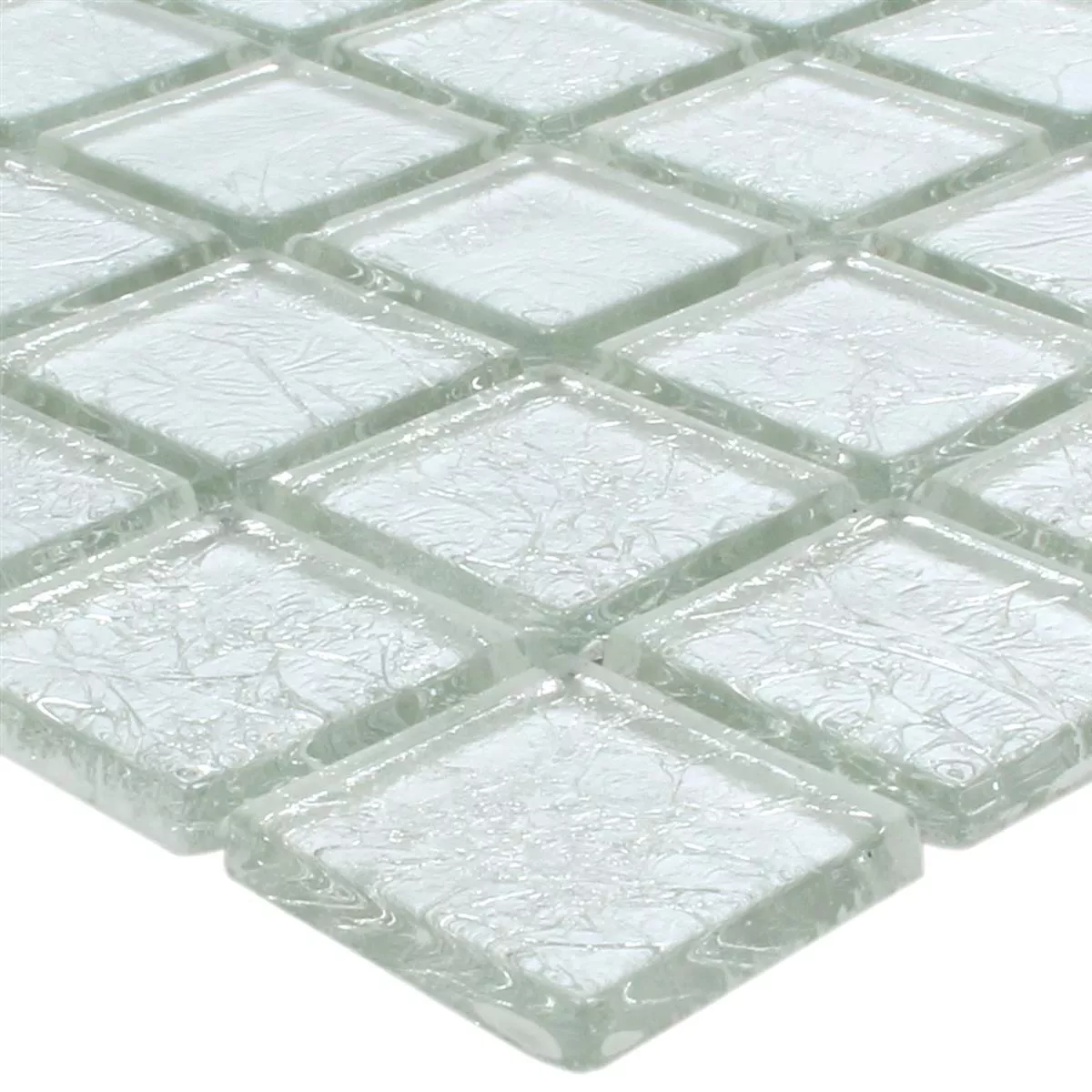 Mозаечни Плочки Стъклена Чаша Lucca Сребро 23x23x4mm Mозаечни Плочки Стъклена Чаша Lucca Сребро 23x23x4mm