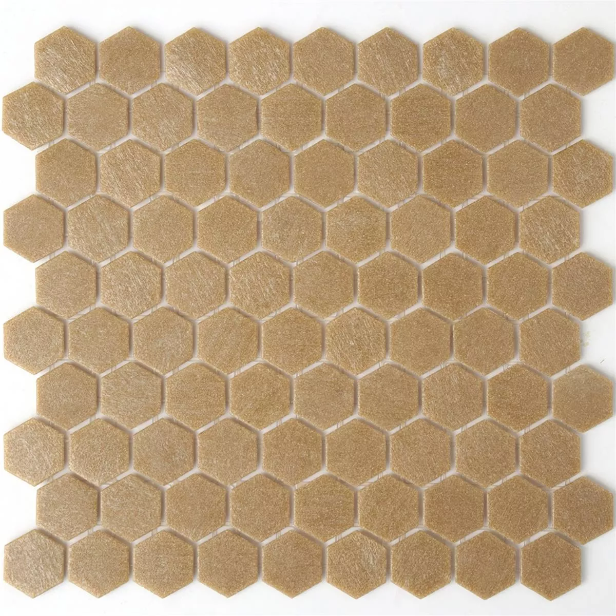 Cтъклена Mозайка Плочки Trend-Vi Hexagonal 182 Cветлокафяво