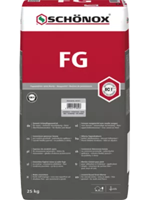 Фугираща смес Schönox FG сребристо сива 25 кг Фугираща смес Schönox FG сребристо сива 25 кг