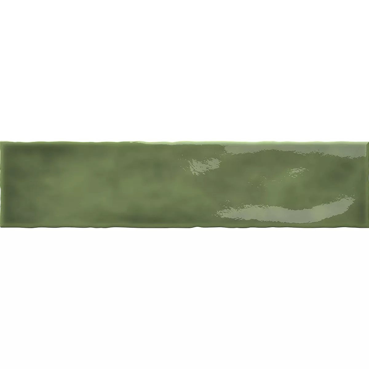 Cтенни Плочки Lugo Вълнообразен Зелено 7,5x30cm