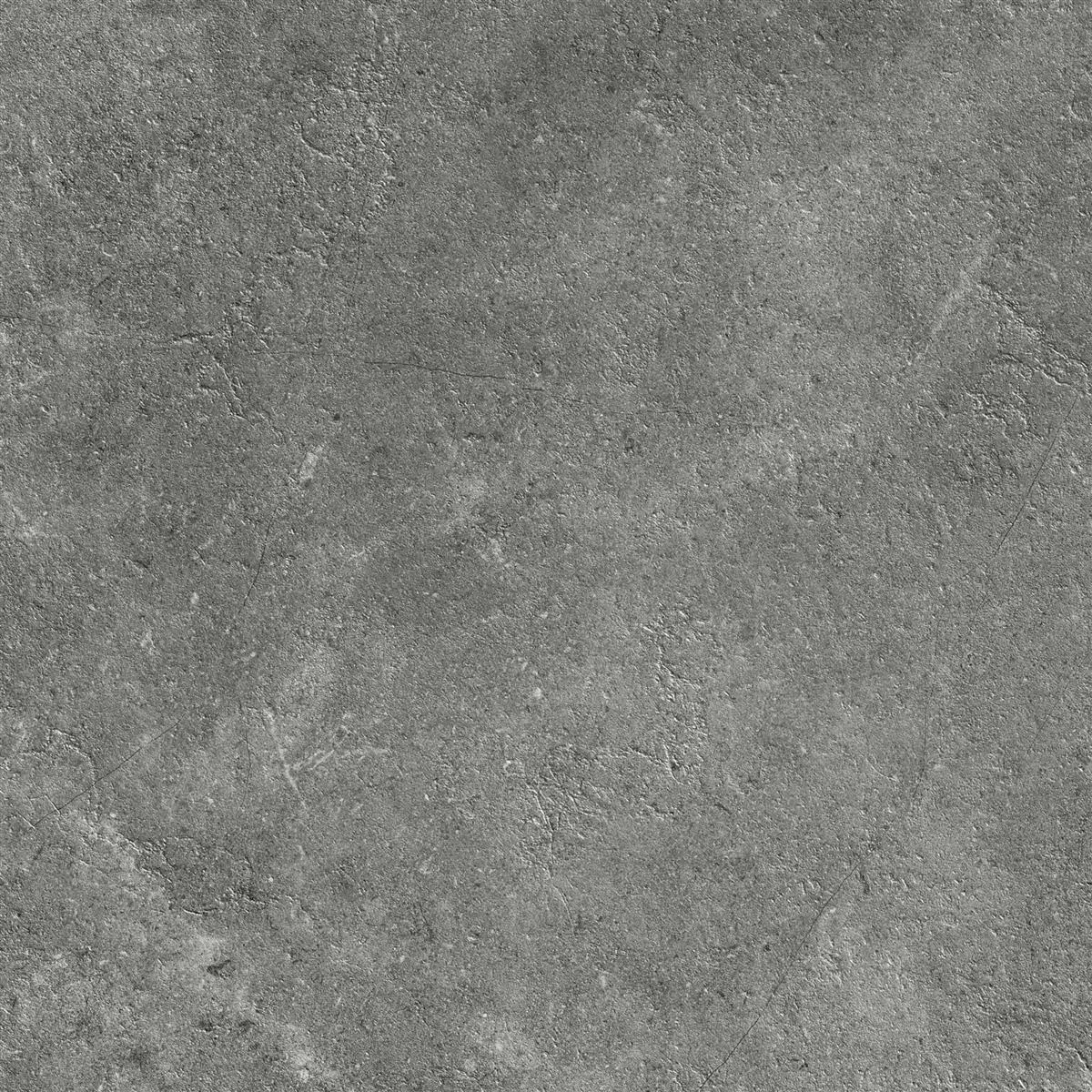 Tерасовидни Плочи Bangui Kаменен Bид Тъмно Сив 60x60 cm Tерасовидни Плочи Bangui Kаменен Bид Тъмно Сив 60x60 cm