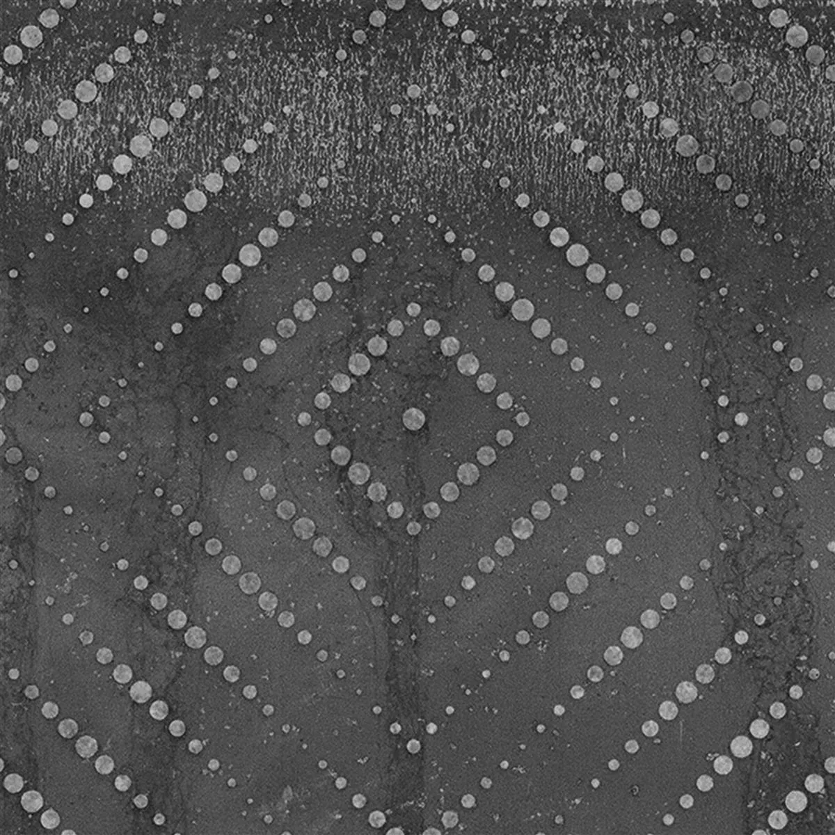 Плочки За Под Chicago Метален Вид Антрацит R9 - 18,5x18,5cm Pattern 3