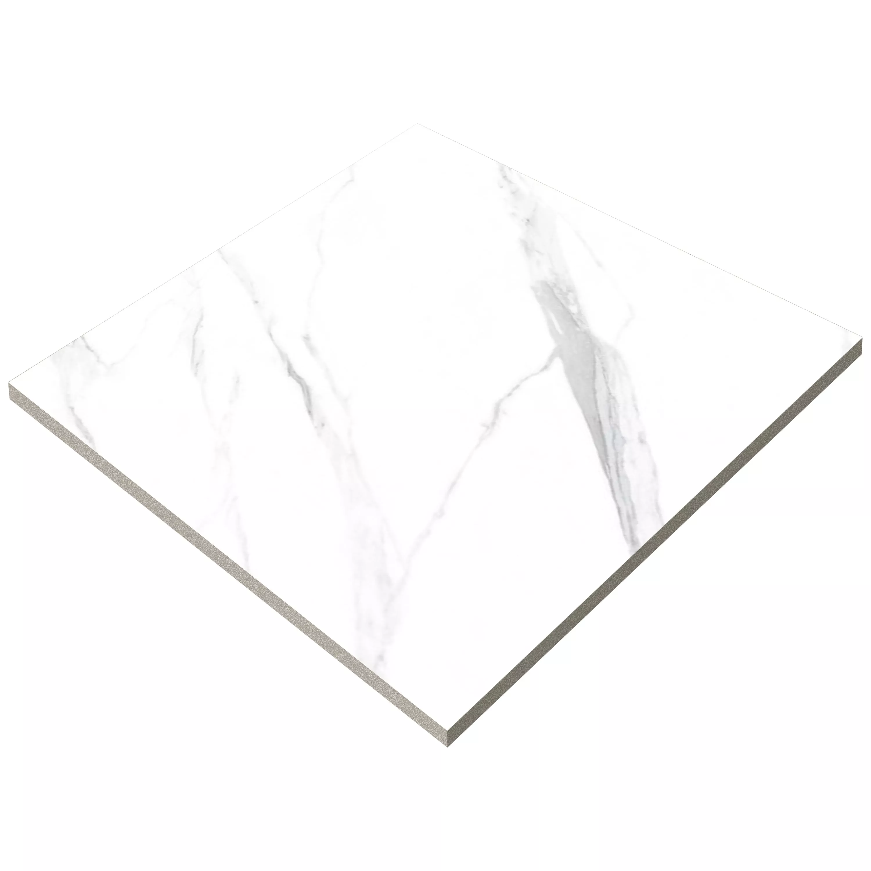 Плочки За Под Louisburg Statuario Бяло Матирано Поправено 60x60cm