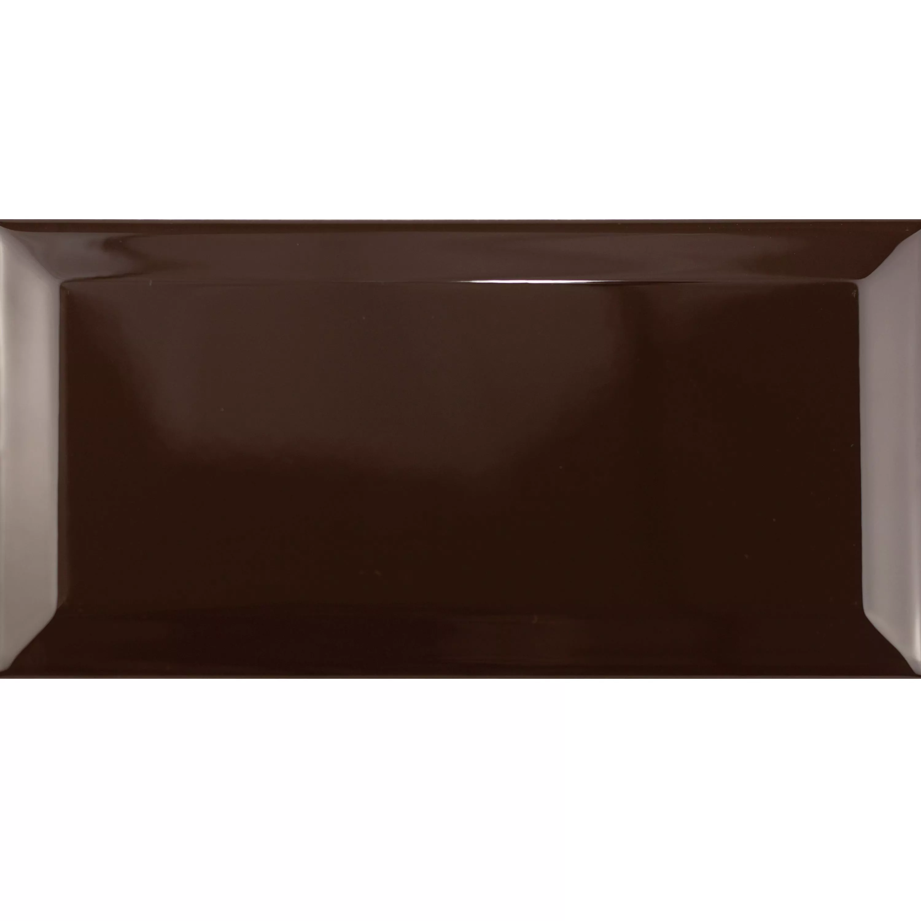 Mодел Metro Cтенни Плочки Brussel Фасет 10x20x0,7cm Chocolate