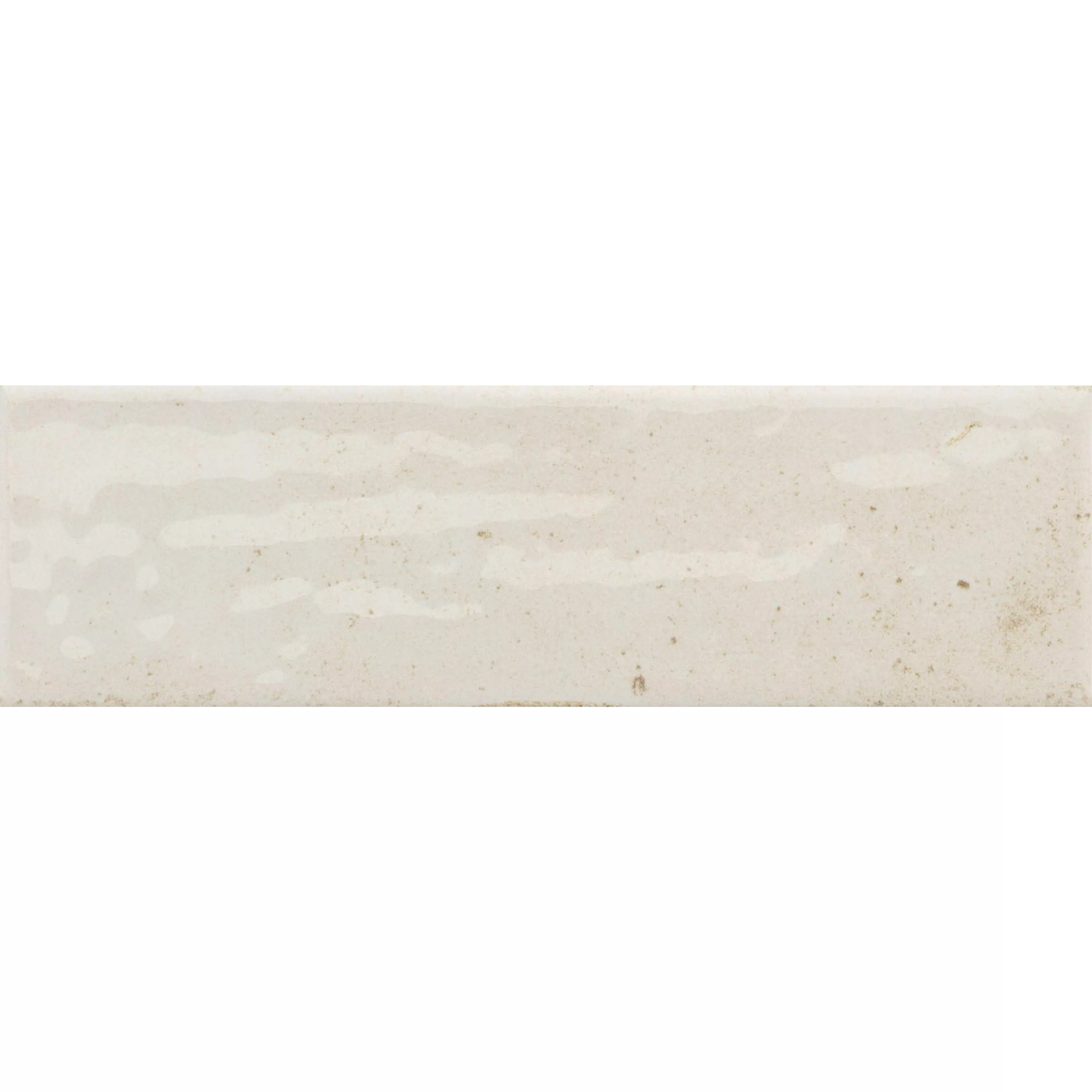 Cтенни Плочки Arosa Блестящ Вълнообразен Бяло 6x25cm