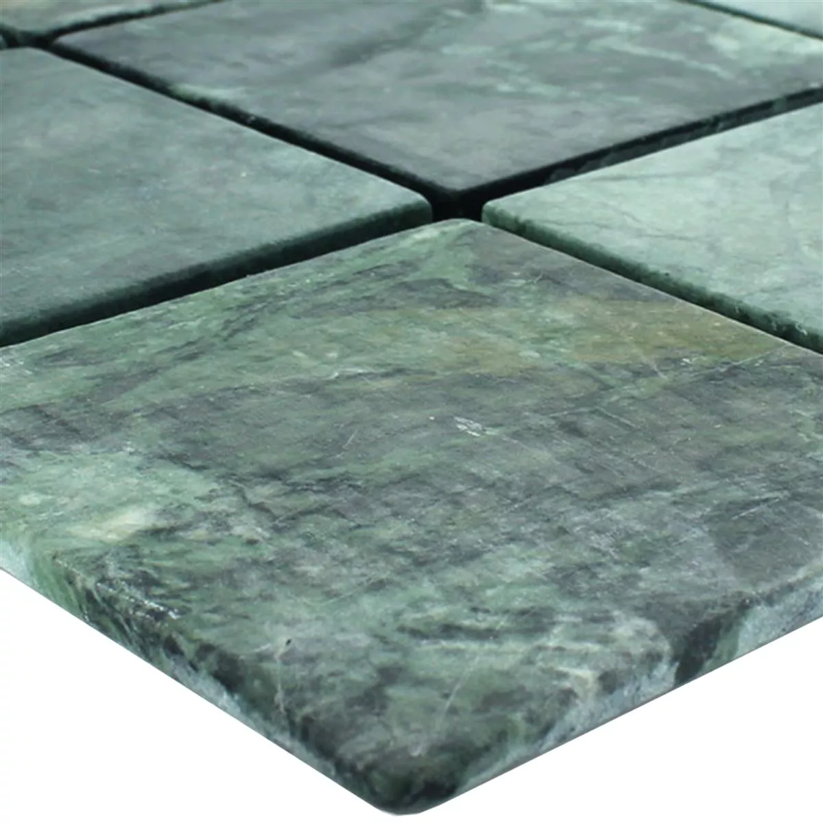 Mодел от Mозаечни Плочки Мрамор 98x98x8mm Verde Зелено