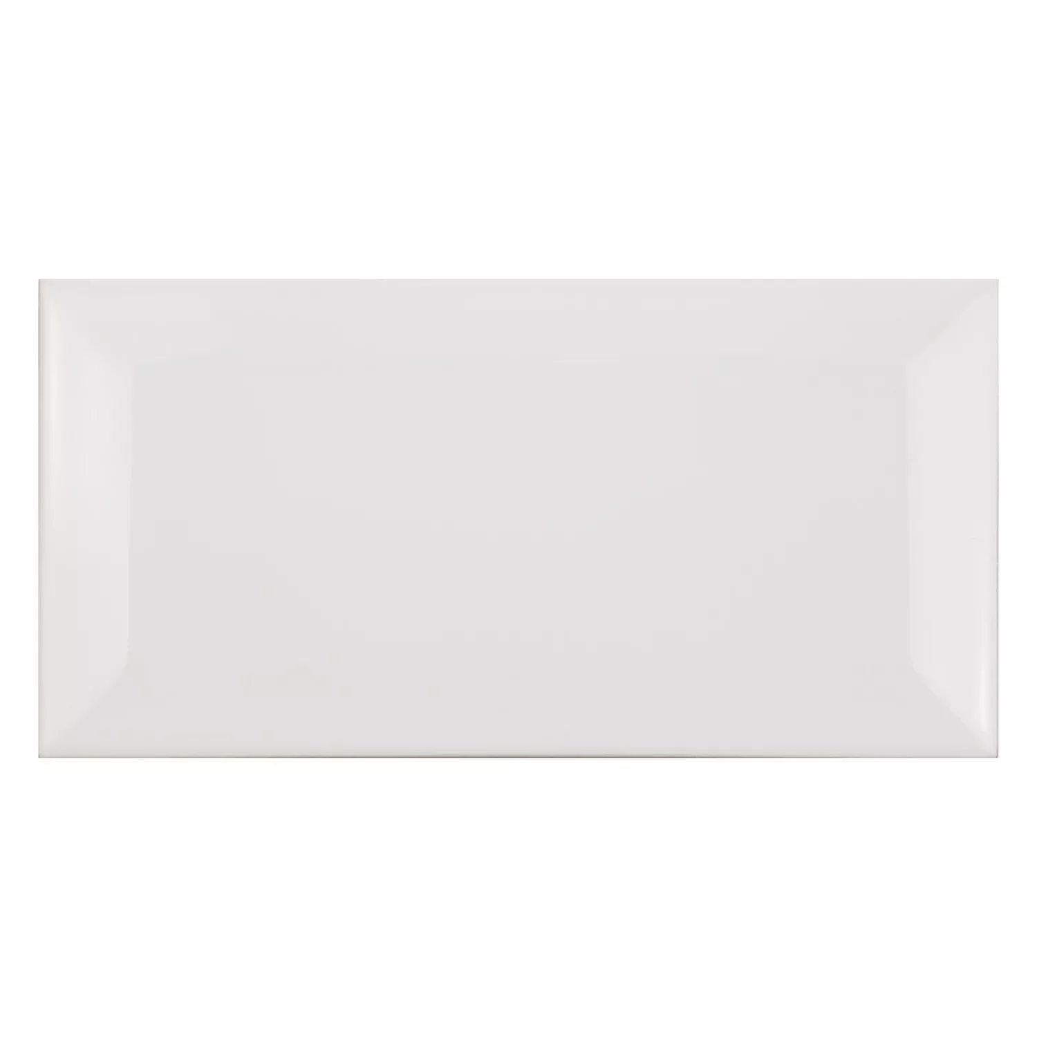 Mетро плочка Бяло Матирано 7,5x15 cm Фасет Pitcox Blanco